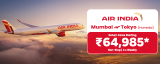 Flight Ticket Bookings from Mumbai to Tokyo
